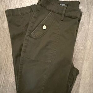 White House Black Market Olive Ankle Pants